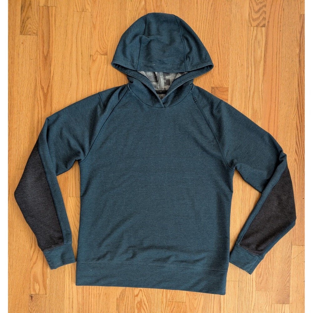 Lululemon Pave Pullover Hoodie Alberta Lake Mens Medium Hooded Sweatshirt
